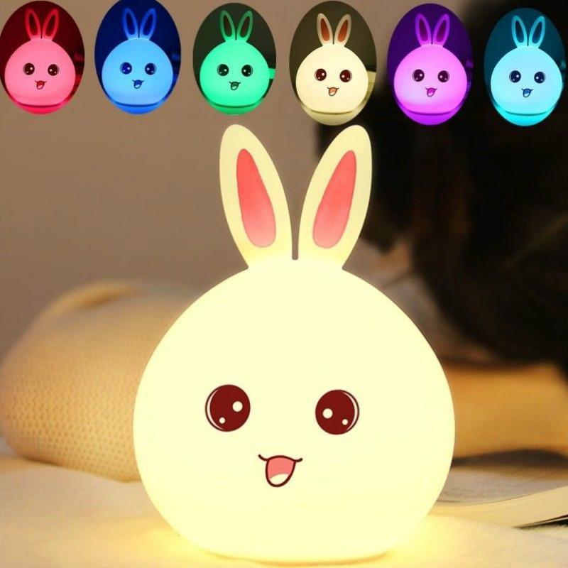 Led Rabbit Night Light USB