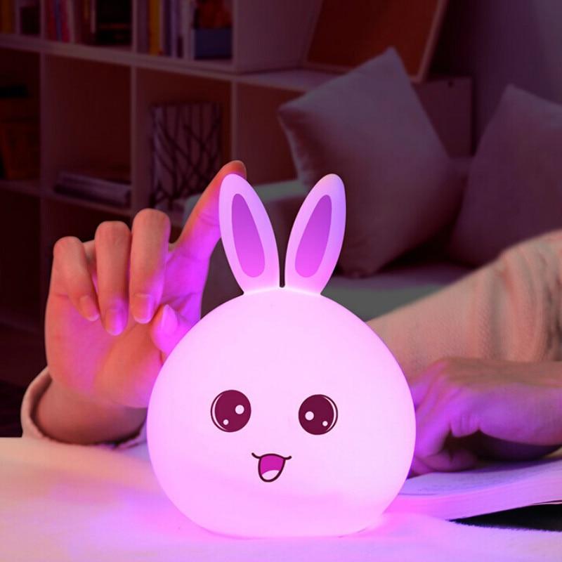 Led Rabbit Night Light USB