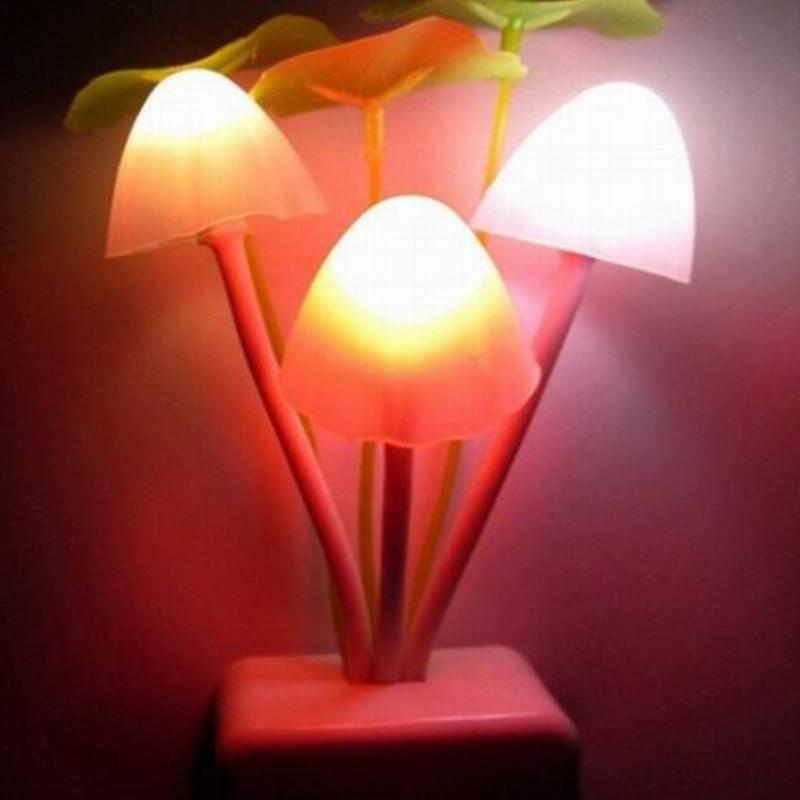 Creative Night Light Sensor Mushroom Lamp